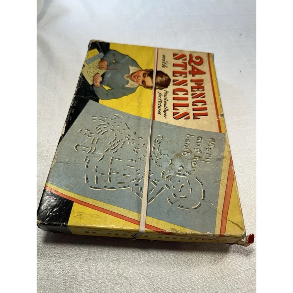 1940's 23 Pencil Stencils  (missing one from the set of 24)